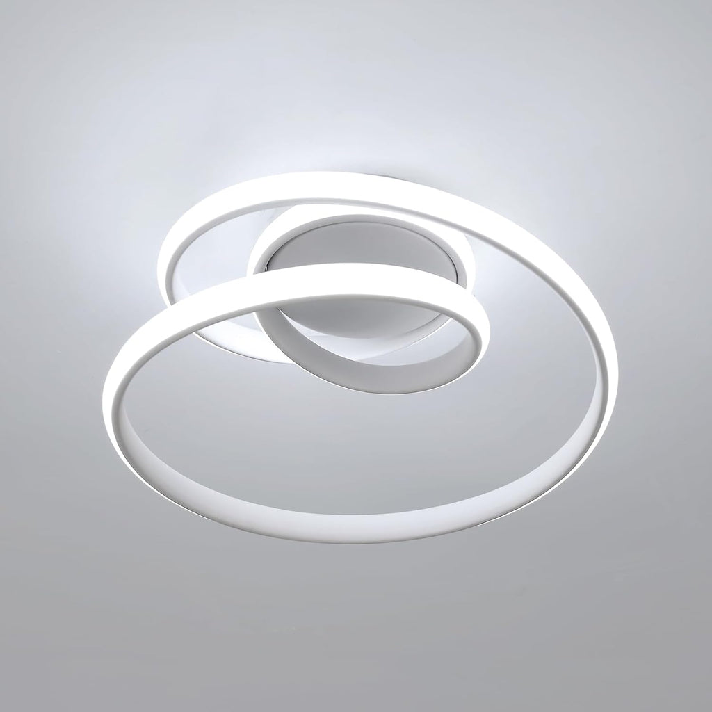 Ceiling Light - White Aluminium Frame, White Light