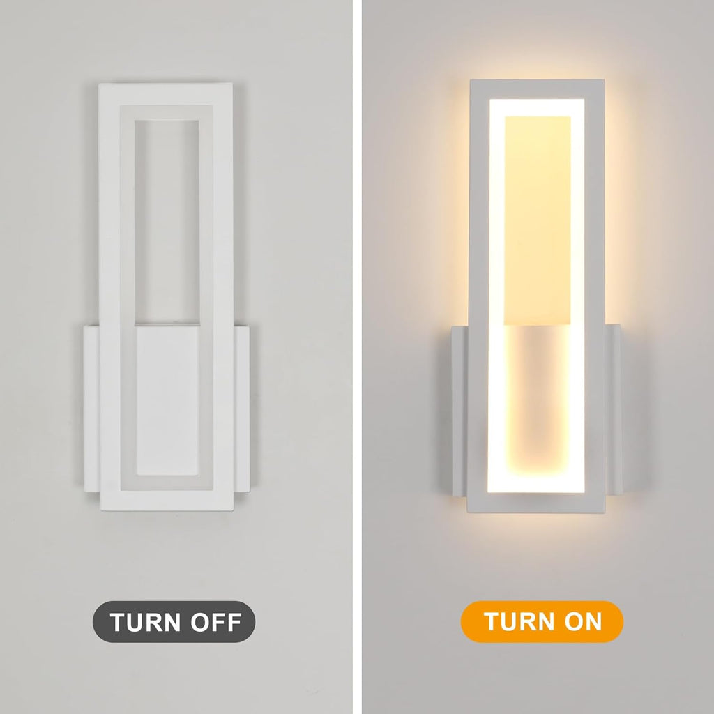 Wall Light - White Acrylic Frame, Tunable