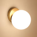 Comely Applique Murale E27 Moderne, Lampe Murale en Verre et Fer Doré, Lampe murale industrielle Éclairage Décoratif pour Chambre, Couloir et Escalier