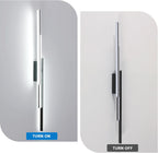 Wall Light - Black Aluminium Frame, White Light
