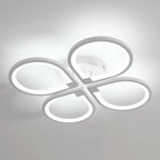 Comely Plafonnier LED Moderne 4 Lampes 57x57x8cm 40W Lumière Blanche 6500K Acrylique Salon Chambre Bureau Couloir Cuisine Éclairage