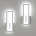 Wall Light - White Acrylic Frame, White Light