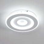 Comely Plafonnier LED Rond Moderne, 28W 28cm Lampe de Plafond LED, Blanc Luminaire Plafonnier Intérieur pour Chambre à Coucher, Salon, Couloir, Lumière Blanche Froide 6500K
