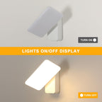Wall Light - White Aluminium Frame, Warm Light