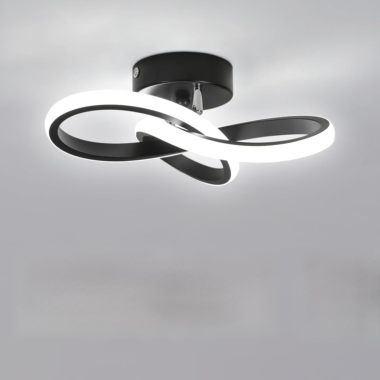 Ceiling Light - Black Aluminium Frame, Tunable