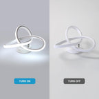 Ceiling Light - White Aluminium Frame, White Light