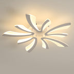 Comely Plafonnier LED Moderne, 50W 5625LM Lampe de Plafond, Lumière Chaude 3000K Luminaire en Acrylique pour Salon, Chambre à Coucher, 72cm