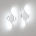 Wall Light - White Aluminium Frame, White Light
