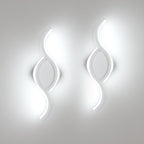 Wall Light - White Aluminium Frame, White Light