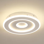 Plafoniera - Struttura in acrilico bianco, luce naturale