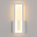 Wall Light - White Acrylic Frame, Warm Light