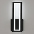 Wall Light - Black Acrylic Frame, White Light