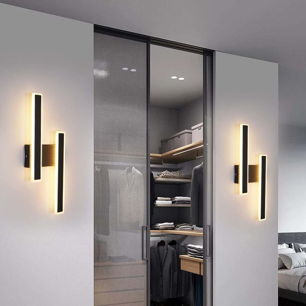 Lampada da parete - Cornice in acrilico nero, sintonizzabile