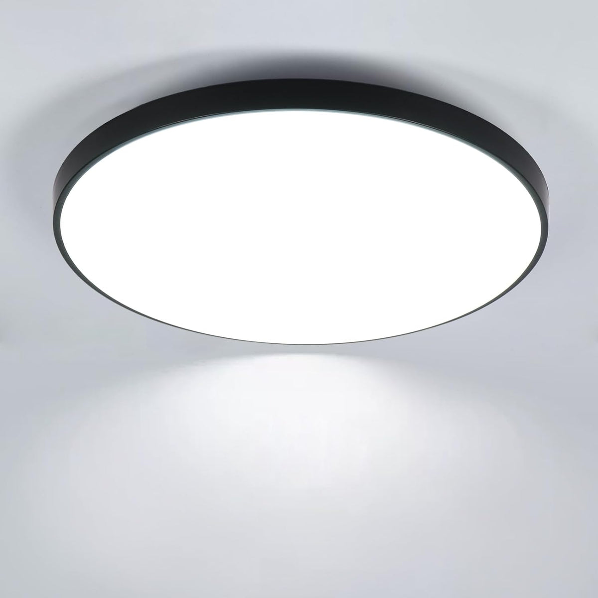 Comely LED Deckenlampe und Wandleuchte Innen 2er Set, 15W 6500K, LED Deckenleuchte Moderne Ovale Lampe f¨¹r Wohnzimmer, Schlafzimmer, K¨¹che, Flur, Deckenleuchte in Wei?