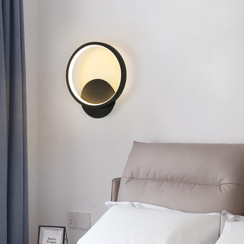 Wall Light - Black Metal Frame, Warm Light