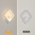 Wall Light - White Aluminium Frame, Warm Light