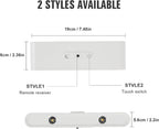 Comely veilleuse avec LED magnétique avec télécommande - rotative à 360°, dimmable au toucher, 3000K-6500K, rechargeable USB-C, batterie 1800 mAh, pour le salon chambre à coucher échelle