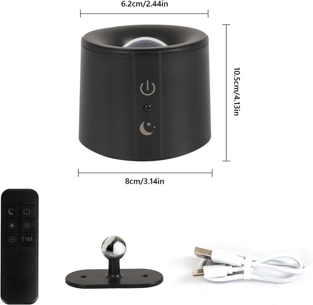 Wall Light - Black Plastic Frame, Tunable and Dimmable