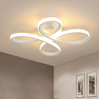 Ceiling Light - White Aluminium Frame, Warm Light