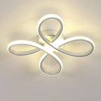Comely Plafonnier LED Moderne, 30W Lampe de Plafond, Luminaire Plafonnier LED pour Chambre salon, Salle à manger Cuisine, Lumière Neutre 4500K, Argent