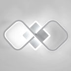 Comely Plafonnier LED Dimmable Moderne 3000K-6500K, 40W 4500LM Lampe de Plafond LED Salon avec Télécommande, Luminaire Plafonnier Design Carré pour Cuisine Couloir Salon Chambre
