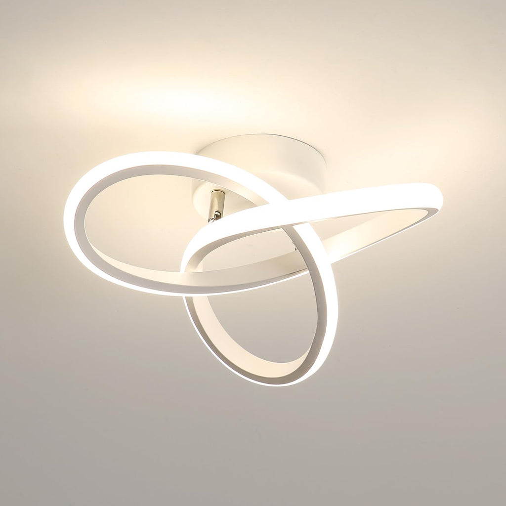 Ceiling Light - White Aluminium Frame, Natural Light