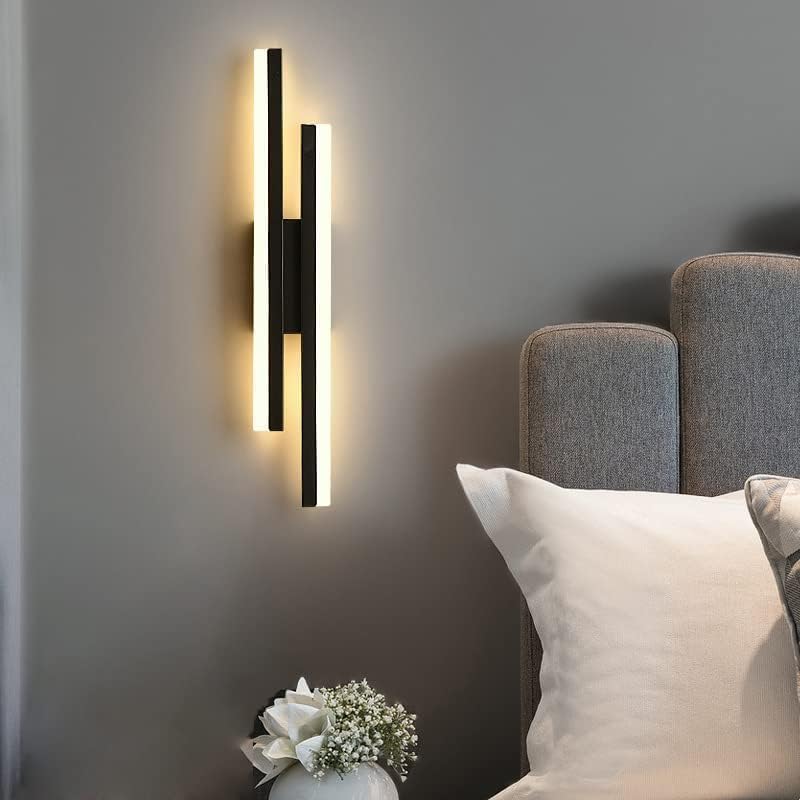 Lampada da parete - Cornice in acrilico nero, sintonizzabile