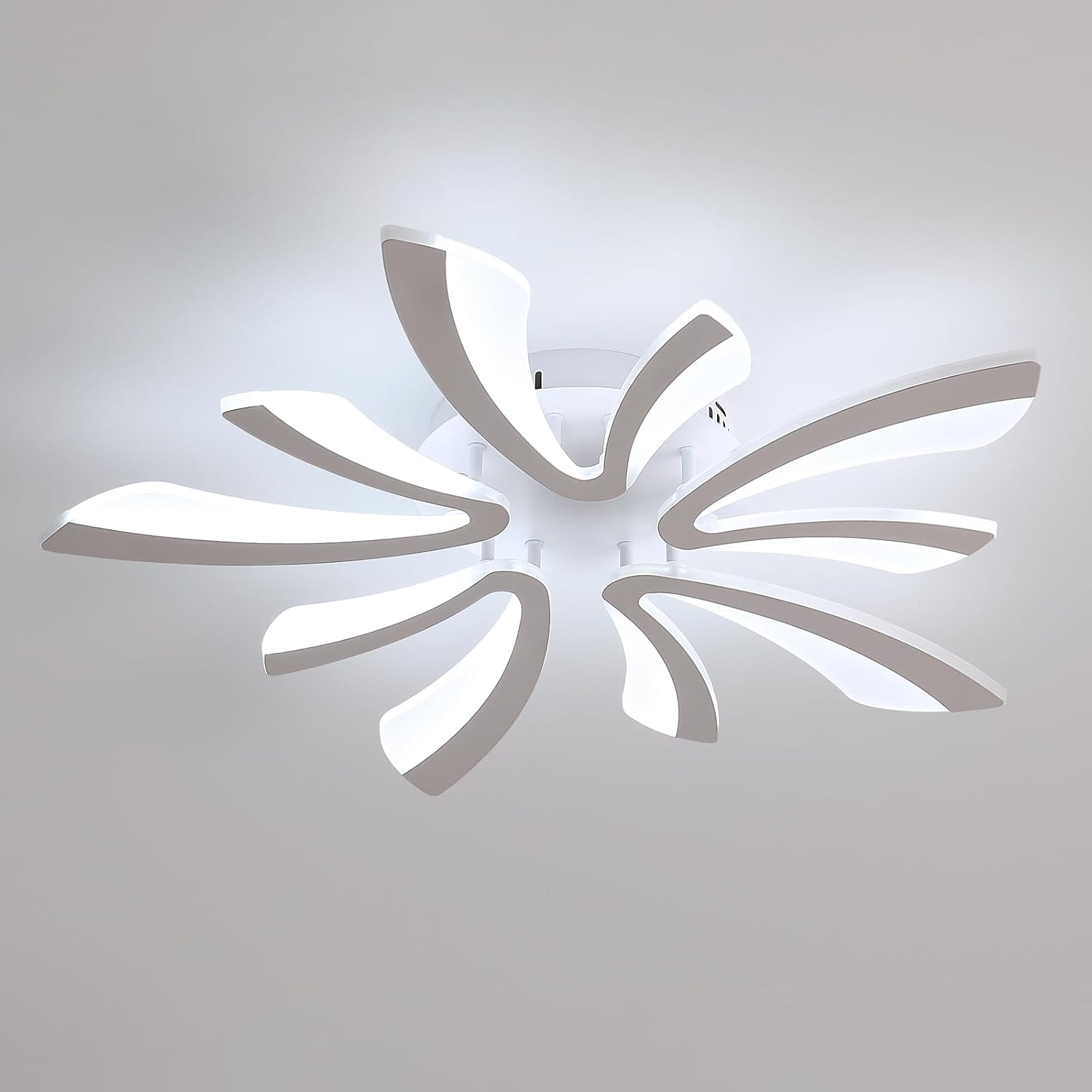 Comely Plafonnier LED, 50W 5625LM Lampe de Plafond, Luminaire Plafonnier Moderne pour Salon, Chambre à Coucher, 70cm, 6500K Lumière Blanche Froide