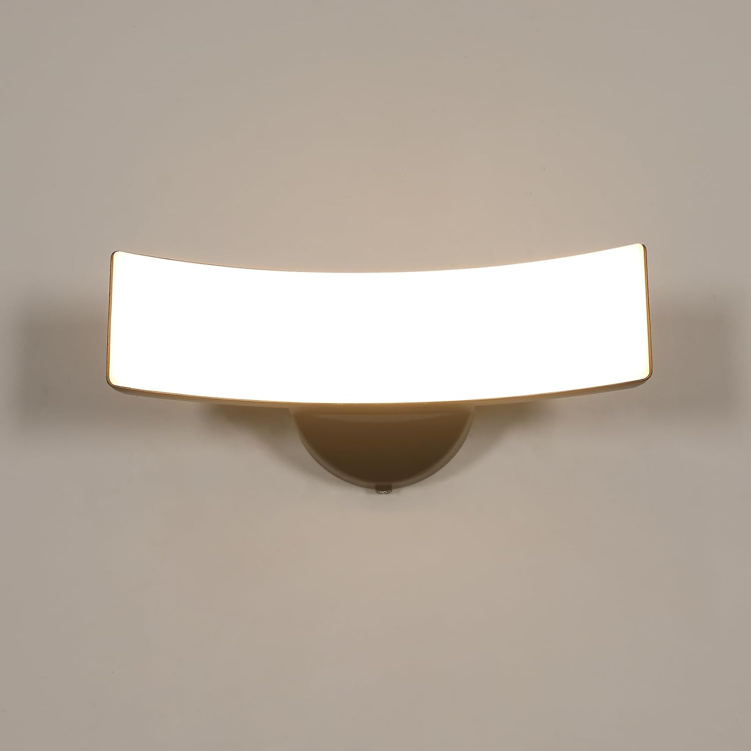 Wall Light - Black Aluminium Frame, Warm Light