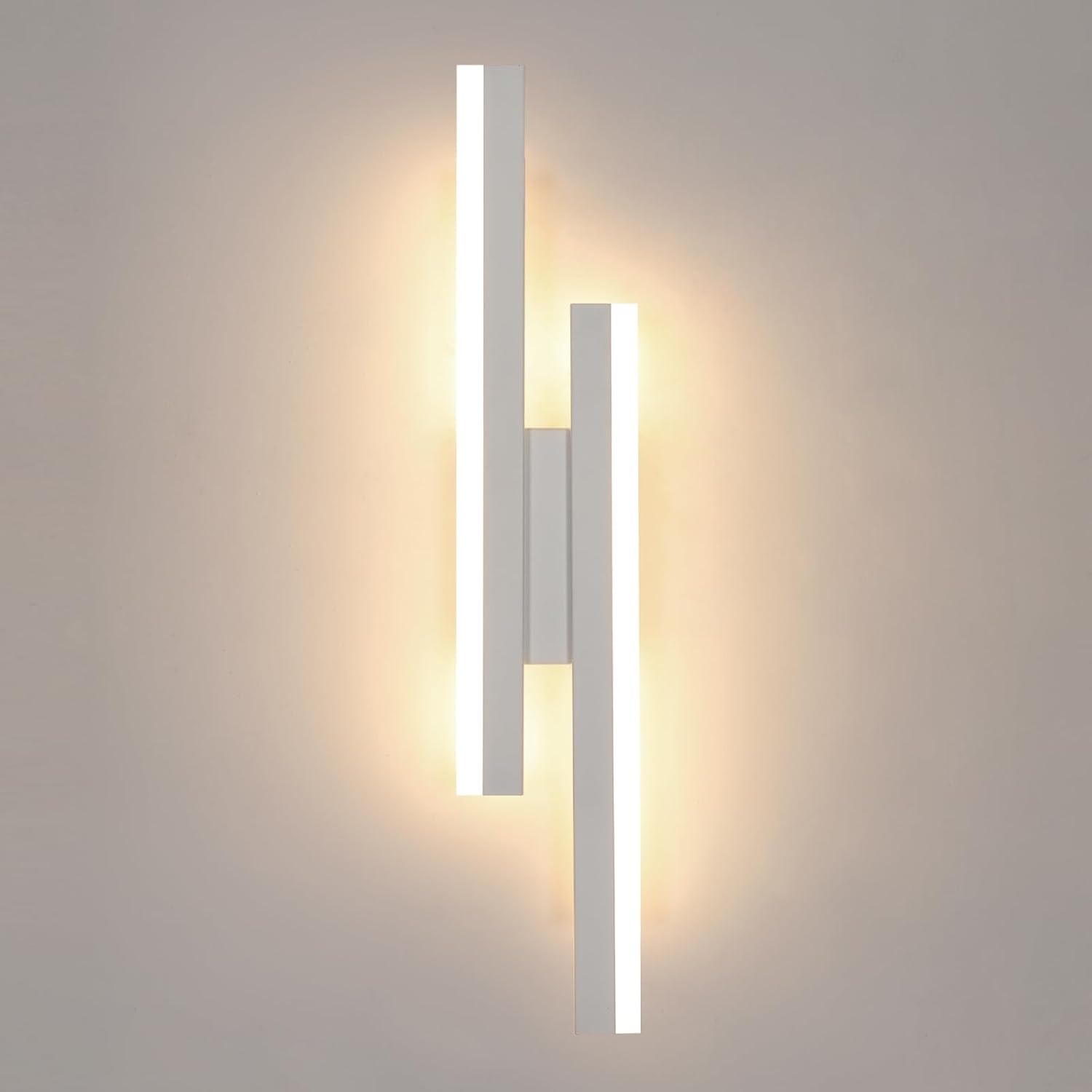 Lampada da parete - Struttura in acrilico bianco, Regolabile