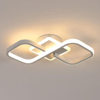 Comely Plafonnier LED Carré Moderne, 36W 4050LM 40.5cm Lampe de Plafond LED, Acrylique Luminaire Plafonnier Intérieur Blanc pour Chambre à Coucher, Salon, Couloir, Lumière Chaude 3000K
