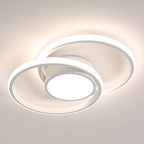 Ceiling Light - White Aluminium Frame, Natural Light