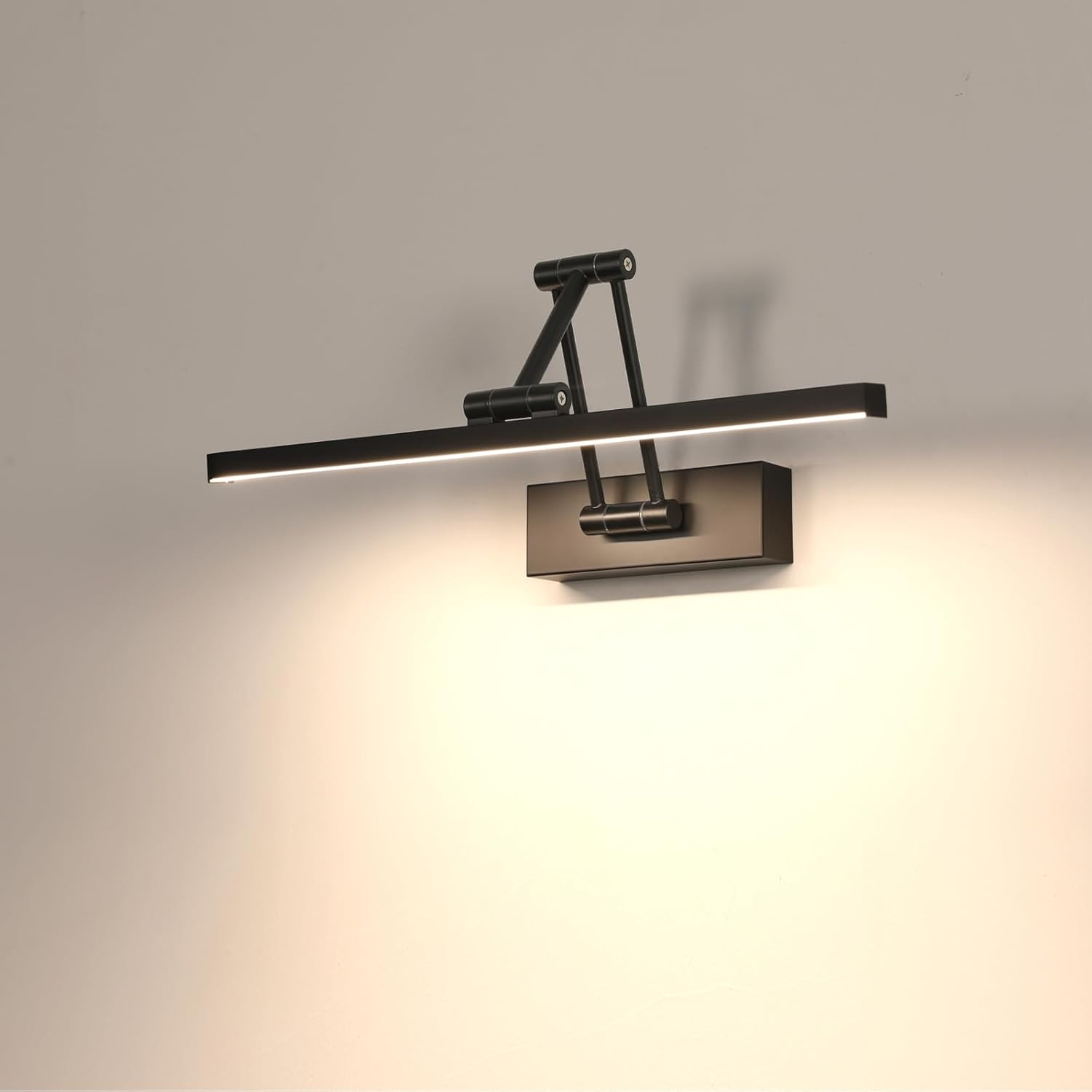 Wall Light - Black Metal Frame, Natural Light