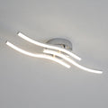 Ceiling Light - Silver Aluminium Frame, Natural Light