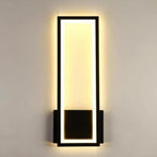 Wandleuchte – Schwarzer Acrylrahmen, Warmweißes Licht