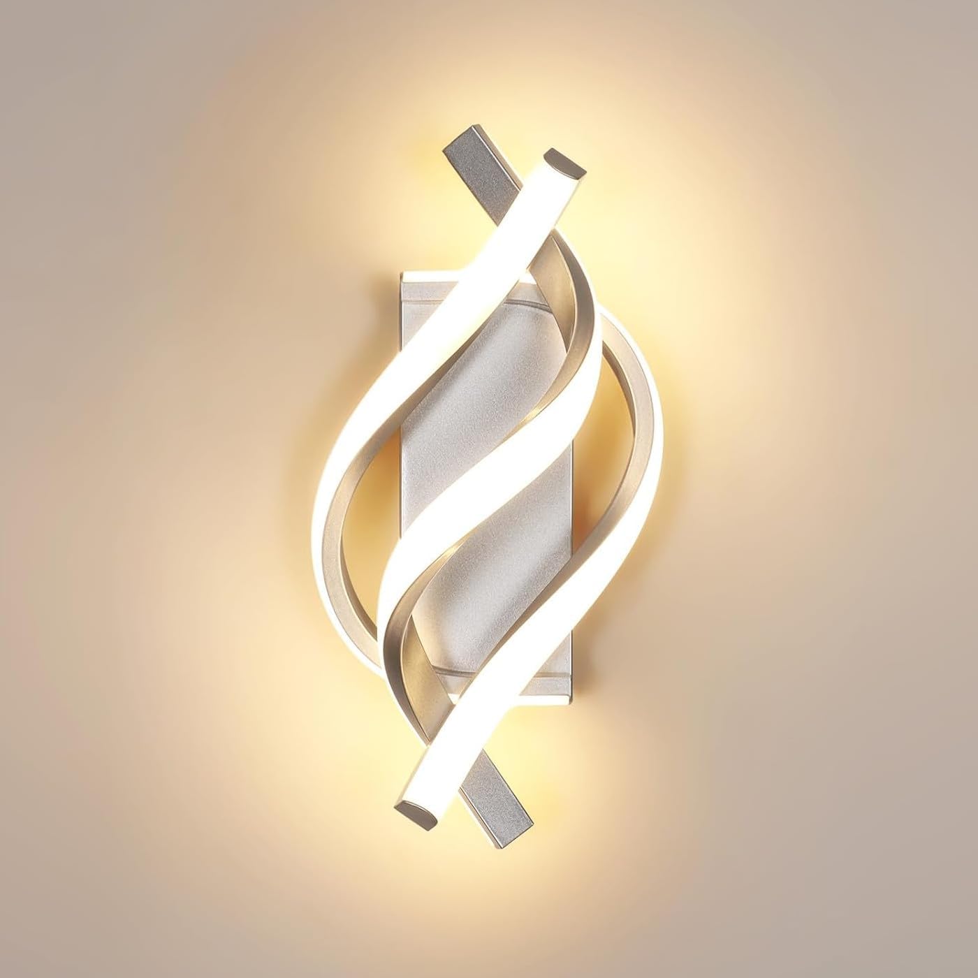 Wall Light - White Aluminium Frame, Natural Light
