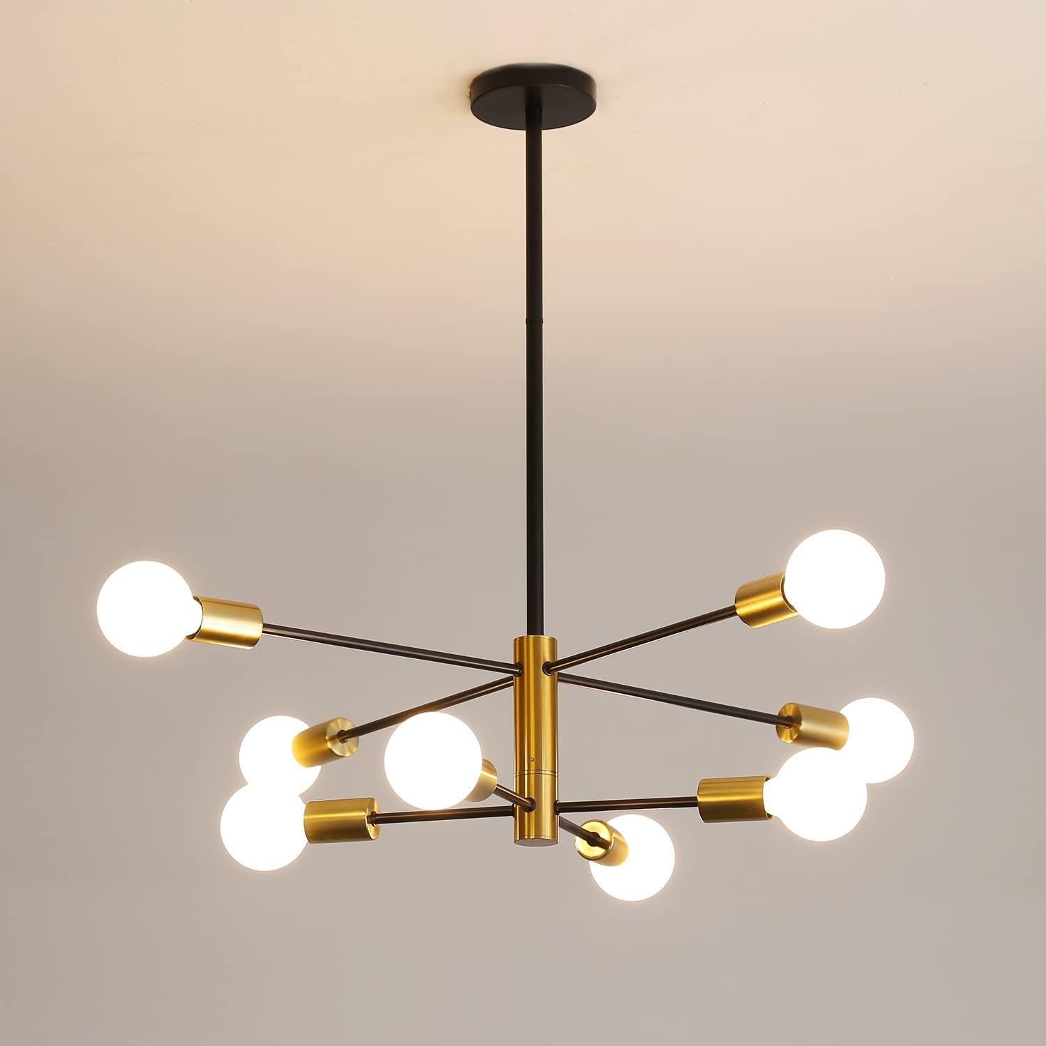Chandeliers - Black Metal Frame