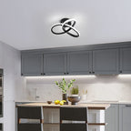 Ceiling Light - Black Aluminium Frame, White Light