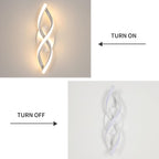 Wall Light - White Aluminium Frame, Warm Light