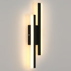 Lampada da Parete - Cornice in Acrilico Nero, Luce Calda