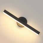 Wall Light - Black Acrylic Frame, Warm Light