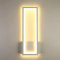Wall Light - White Acrylic Frame, Warm Light