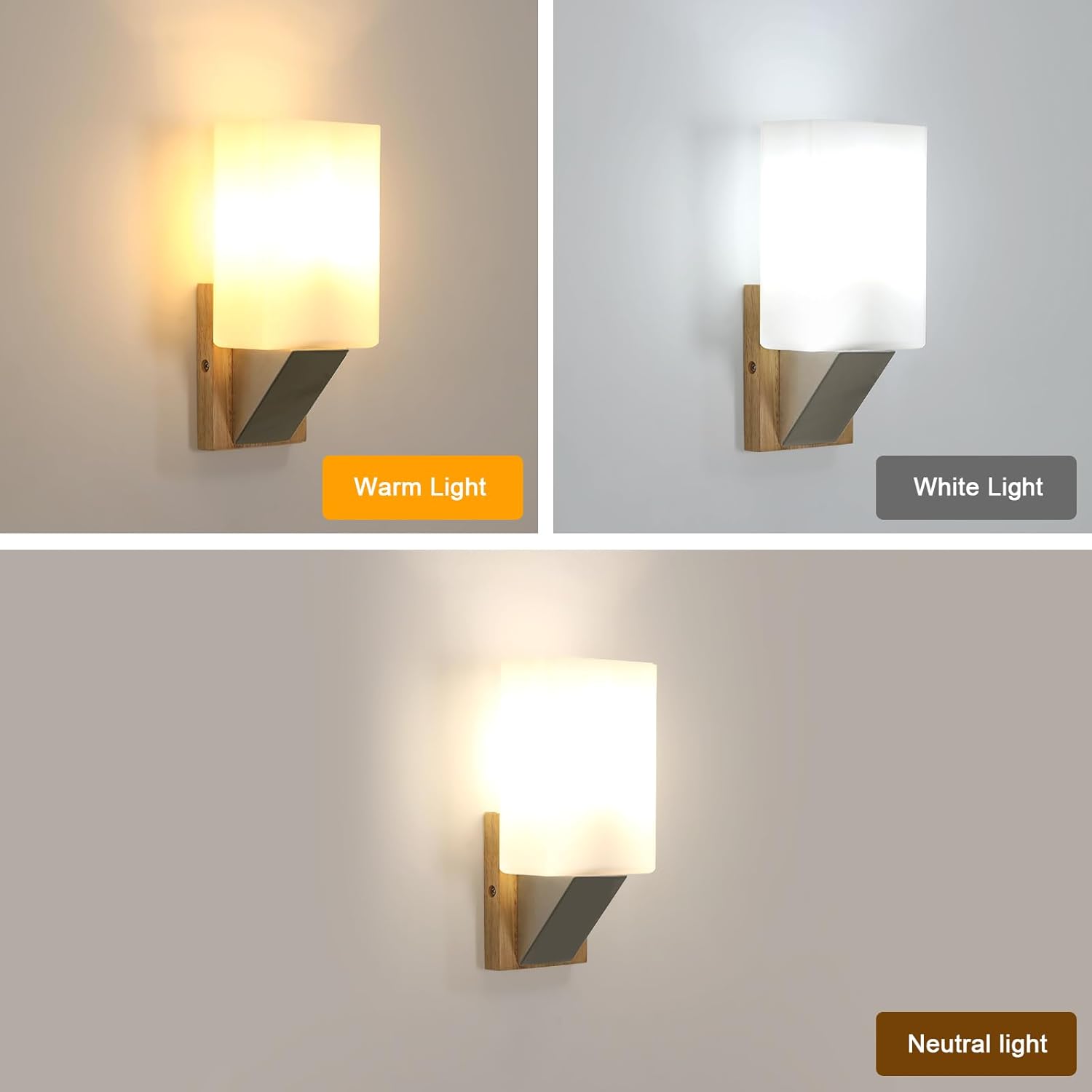 Wall Light - Wood Frame