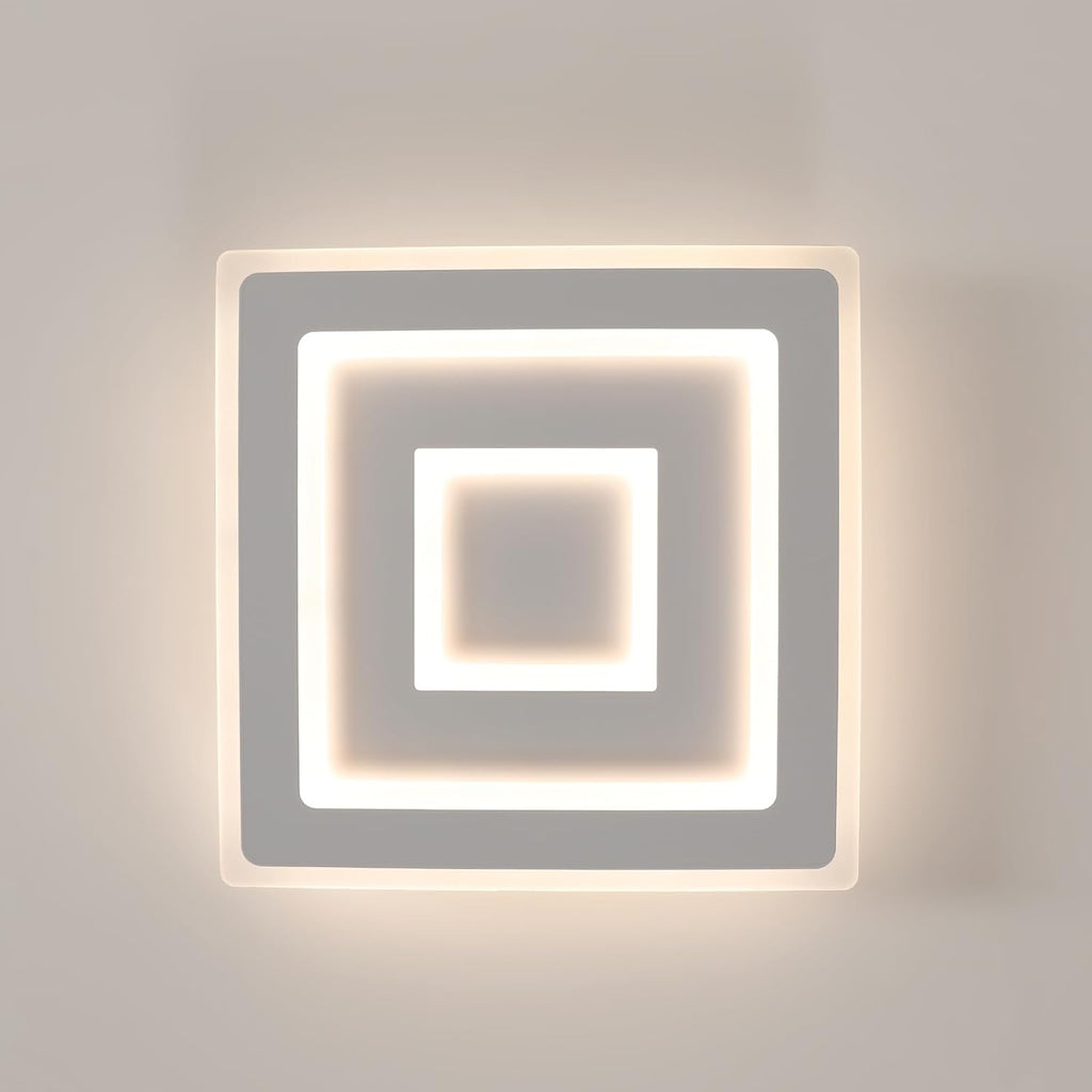 Ceiling Light - White Acrylic Frame, Tunable and Dimmable