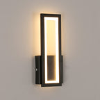 Wall Light - Black Acrylic Frame, Warm Light