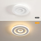 Comely Plafonnier LED Rond Moderne, 28W 28cm Lampe de Plafond LED, Blanc Luminaire Plafonnier Intérieur pour Chambre à Coucher, Salon, Couloir, Lumière Chaude 3000K