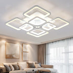 Comely Plafonnier LED Dimmable, 80W 8000LM Luminaire Plafonnier Salon avec Télécommande et Contrôle APP, Blanc Lampe de Plafond pour Salon,Bureau,Salle À Manger, 3000~6500K