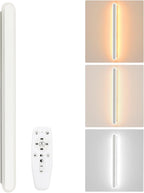 Wall Light - White Metal Frame, Tunable and Dimmable