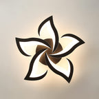 Ceiling Light - Black Acrylic Frame, Warm Light
