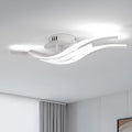Ceiling Light - White Aluminium Frame, White Light